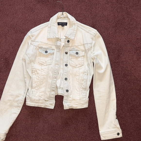 White jean jacket - Picture 2 of 2